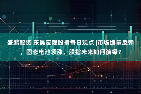 盛鹏配资 东吴宏观股指每日观点 |市场缩量反弹,固态电池领涨,股指未来如何演绎?