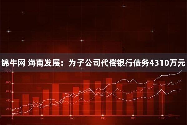 锦牛网 海南发展：为子公司代偿银行债务4310万元