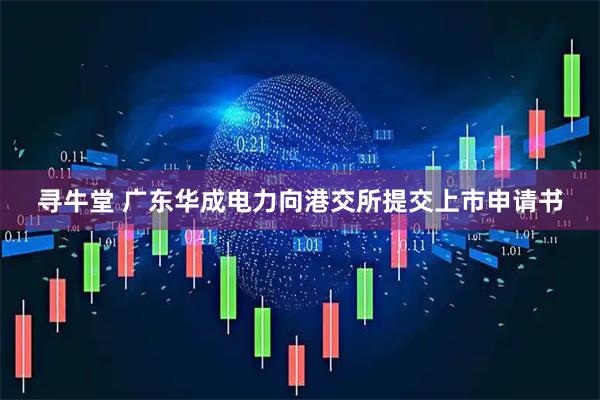 寻牛堂 广东华成电力向港交所提交上市申请书